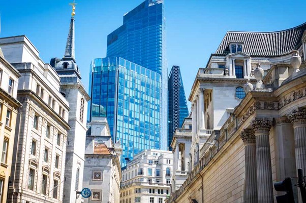The changing skyline of London's Square Mile