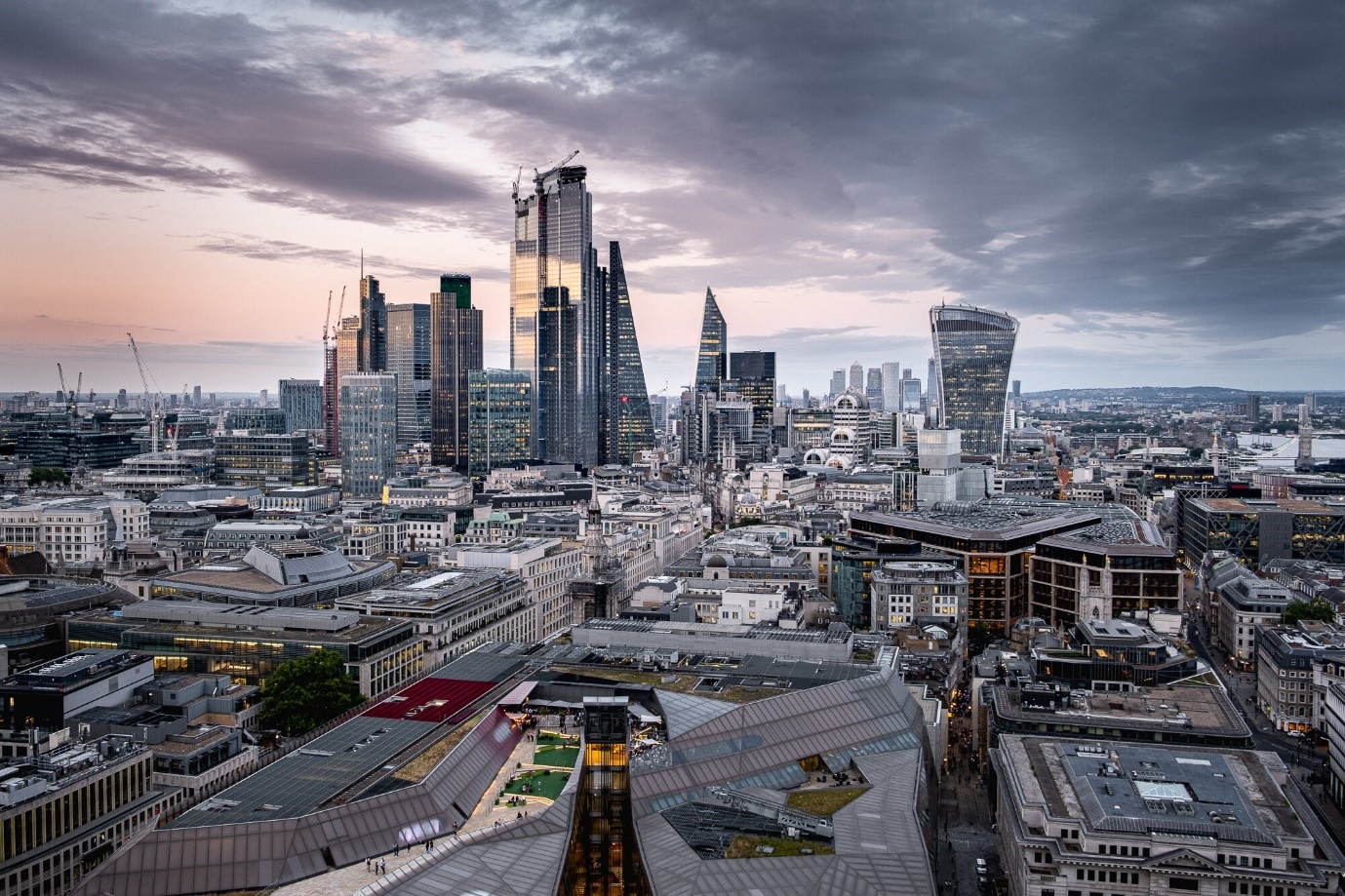 London's towering skyline
